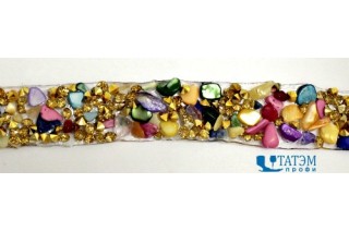 Тесьма термоклеевая декоративная 15 мм 