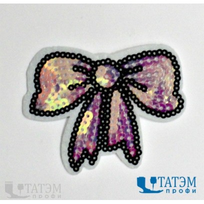 Термоаппликация с пайетками 7,30 х 6,10 см 