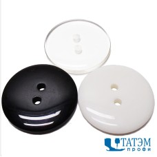 Пуговица 15 мм, №24: белые, черные, прозрачные, 2 отвер, упак. 1000 шт, Турция