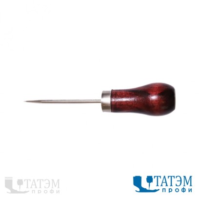 Шило №1 сапожное 105/55 мм с деревянной ручкой