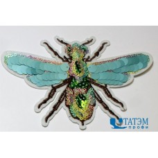 Термоаппликация с пайетками 140 х 90 мм 