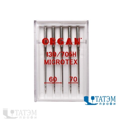 Иглы микротекс №60-70 ORGAN (5 шт.)