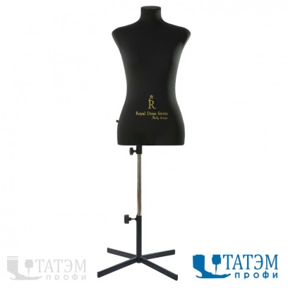 Портновский Манекен Christina черный (р-р 42) + стойка Звезда