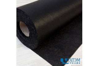 Флизелин 6025WH, 25 г/м.кв, шир. 150 см, черный (высшее качество, проходит хим./ч.)