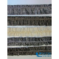 Тесьма окантов. отделочная рюши с люрексом, арт. 01С835,  рулон 10 м