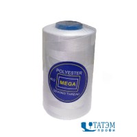 Нитки 40/2, 5000 ярд, Mega, КНР, белые