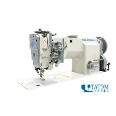 Двухигольная швейная машина с нижним и игольным продвижением Global DN 2220LH (комплект)