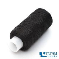 Нитки бытовые 86Л, 200 м, черные, 12 бобин в упак