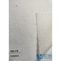 Дублерин FA8080A, 80 г/м2, тканый клеевой 50%ПЭ+50%вискоза, белый, КНР