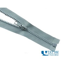 Молния трактор Т-5, 1 бегунок, 25 см, н/р, св. серый