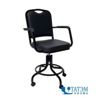 Кресло на винтовой опоре Profi K-1 (экокожа)