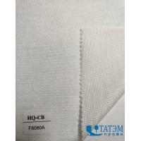 Дублерин F8080A, 80 г/м2, тканый клеевой 50%ПЭ+50%вискоза, белый, КНР