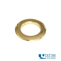 Люверсы для штор пласт, 40 мм, №2 золото, с многоуровн. замком, уп. 10 шт