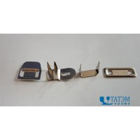 Крючок брючный (сталь) 4 прокола, никель, упак. 144 шт