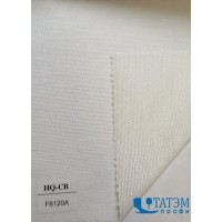 Дублерин F8120A, 120 г/м2, тканый клеевой 50%ПЭ+50%вискоза, белый, КНР
