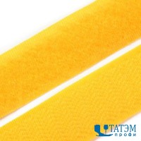 Лента контактная 25 мм, лимон-неон, рулон 25 м, КНР