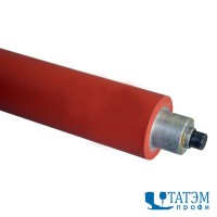 Вал нажимной обрезиненный тефлоновый для пресса Oshima OP-1000