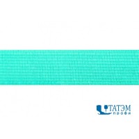 Тесьма окантовочная вязаная 23 мм, бирюзовая (014), 2,8 г/м, 100 м
