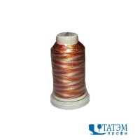 Нитки вышивальные 120 D/2 Rayon (вискоза) мультиколор, цв. 7736, 1000 м, КНР