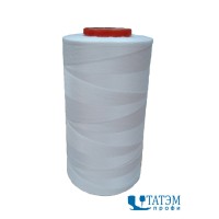 Нитки армированные 70 ЛЛ, 2500 м, Delta 050, "Ozen Iplik", Турция, белые