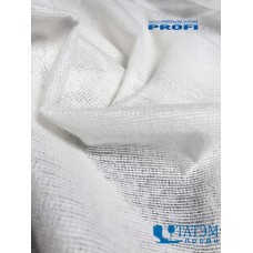 Дублерин Profi 765W, 65 г/м кв, трикотажный ворсованный, 60% п/э+40% вискоза, шир. 150 см, рул 100 м, белый