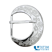 Пряжка 22 мм, никель, арт. HF 1243, уп 10 шт