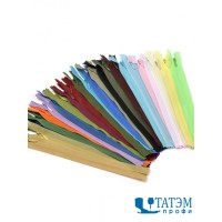 Молния спираль потайная, 20 см (9,3 г/м) цветная, РФ