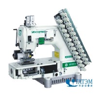 12-ти игольная швейная машина цепного стежка ZOJE ZJ1414-100-403-601-615-12064 (комплект)
