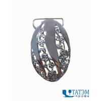 Пряжка 38 мм никель, арт. 11394 К, уп. 10 шт