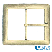 Пряжка 38 мм латунь (антик), арт. 1938, уп 10 шт