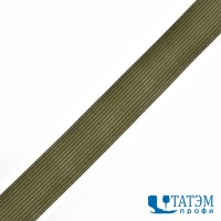 Тесьма окантовочная 32 мм, 3,9 г/м, оливковый (051), 100 м