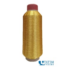 Нитки вышивальные металлизир. 150D, 5000 ярд, цв. 3058, светлое золото, КНР Нитки вышивальные металлизир. 150D, 5000 ярд, цв. 3058, светлое золото, КНР