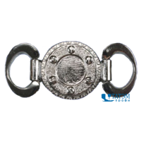 Украшение 65 х 30 мм, оксид (т. никель), арт. 11929 К, уп 10 шт