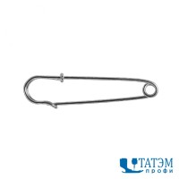 Булавки шляпные 65 мм, диам. 1,8 мм, никель, упак. 20 шт