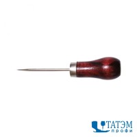 Шило №1 сапожное 105/55 мм с деревянной ручкой