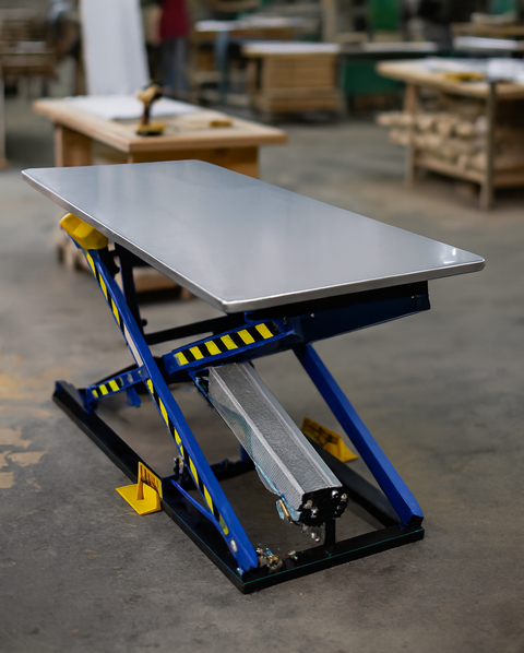 Пневматический стол для обивки мебели