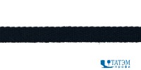 Шнур 10 мм х/б плоский (100 м) синий плоский