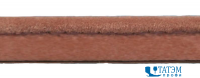 Кант замшевый 10 мм, св. коричневый,  уп. 46 м