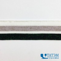 Подвяз 3,5 х 100 см отделочный п/э белый/бежев/зелен
