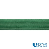 Тесьма окантовочная вязаная 23 мм, темно зеленый (123), 2,8 г/м, 100 м