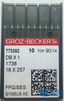 Иглы 1738 (DBх1) FFG/SES №90 Groz-Beckert, Германия